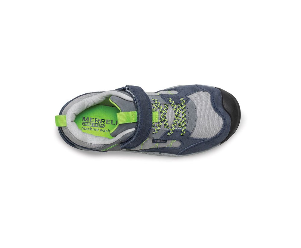 Merrell Sneakers Navy/Grey - Bare Access Steps® Alpine - Kids 37OHVWRKQ